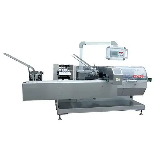 Multifunktionell horisontell automatisk kartongmaskin